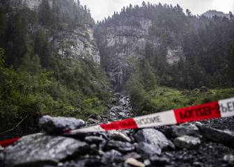 Suspendida la búsqueda del barranquista español desaparecido en Suiza