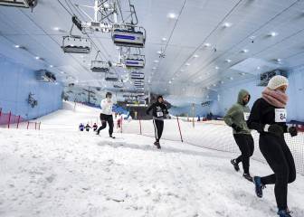 Carrera bajo cero en pleno verano en Emiratos Árabes