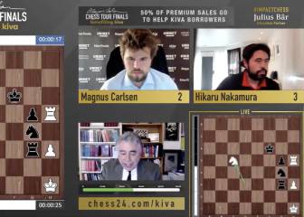 Nakamura vuelve a doblegar a Carlsen en la final