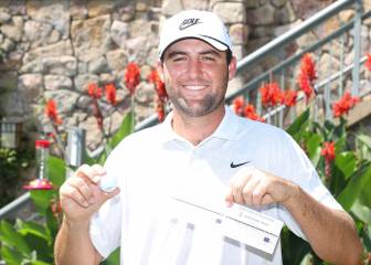 Rahm se cuela en la exhibición de Scheffler, récord del campo