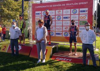 Fernando Alarza, campeón de España de triatlón sprint 2020