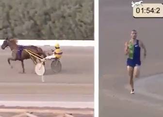 Toni Abadía gana el desafío al caballo 