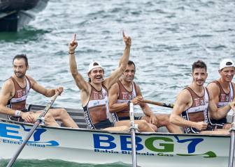 Zarautz se cuela con los favoritos en la Bandera de La Concha