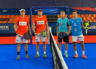 El cuarentón Belasteguín
manda entre tres veinteañeros