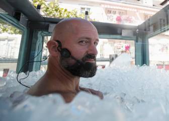 Nuevo récord del mundo de permanencia en hielo