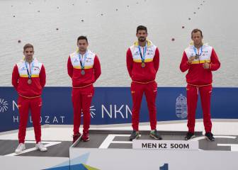 Doblete español en el K2 500 de la Copa del Mundo de Hungría