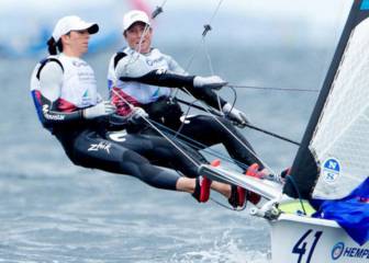 El dúo Echegoyen-Barceló aspira al oro en la clase 49er.FX