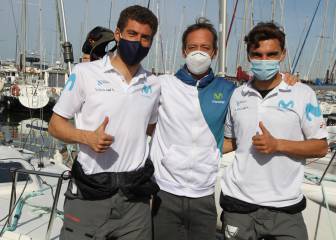 Iker Martínez ayuda en Getxo al equipo olímpico de 470 a reparar
Tokio 2020