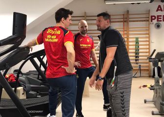 Arpad Sterbik, con la Selección pero esta vez sólo de visita