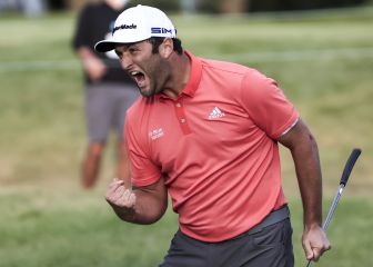 Gua del Masters de Augusta: Rahm, tras la chaqueta verde