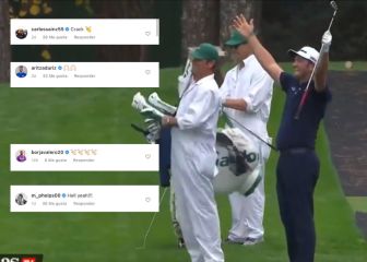 Sainz, Phelps... el mundo alucina con el hoyo en uno de Rahm: 