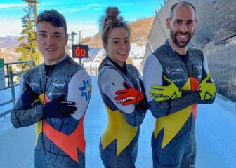 Mirambell y Raul, campeones de la Copa de España de skeleton