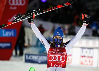 Vlhova, más líder al repetir triunfo en Levi; Shiffrin, quinta