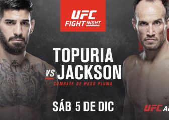¿Cuándo pelea Ilia Topuria contra Jackson en el UFC Las Vegas 16?