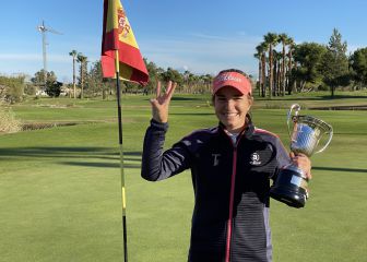 Luna Sobrón ya es tricampeona de España de golf