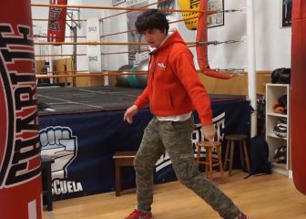 Paso diagonal hacia la izquierda