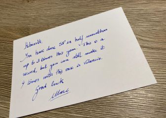 La carta premonitoria de Marc Roig al plusmarquista Kandie