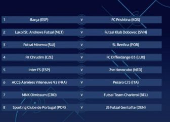 Prishtina, de Kosovo, y Hovocubo, rivales de Barça y Movistar