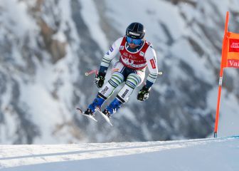 Cater sorprende en el alocado descenso de Val d'Isere