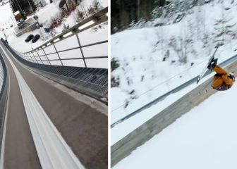 La barbaridad que alucina al mundo del esquí: ¡la hace durante 50 metros a 90 km/h!