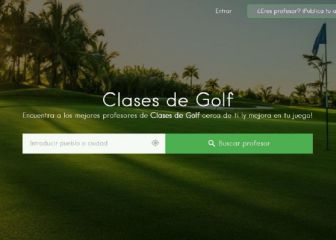 Clasesde.golf: la plataforma para encontrar al profesor perfecto