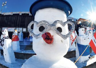 A falta de público, buenos son los muñecos de nieve