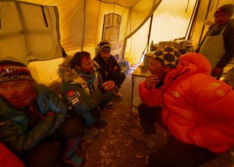 Txikon, en el campo base del Manaslu por respeto a Mingote