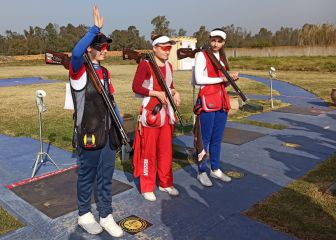 Beatriz Martínez, plata en foso olímpico femenino en Rabat