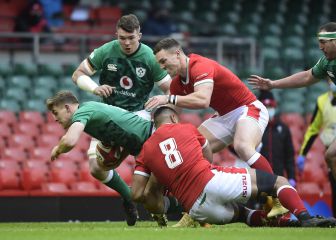 Gales impone su ley ante una Irlanda en inferioridad