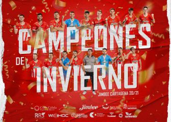 El Jimbee Cartagena, otra vez líder y campeón de invierno