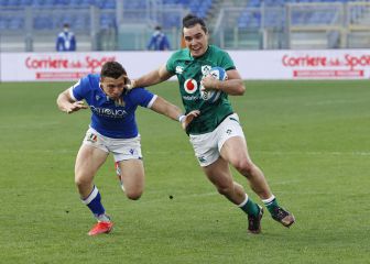 Irlanda firma su primera victoria tras aplastar a Italia