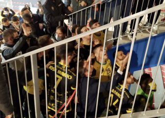 La Policía frena a un Jaén que subió a las gradas de Tudela