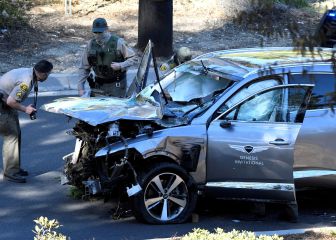 Woods estaba inconsciente tras el accidente de coche