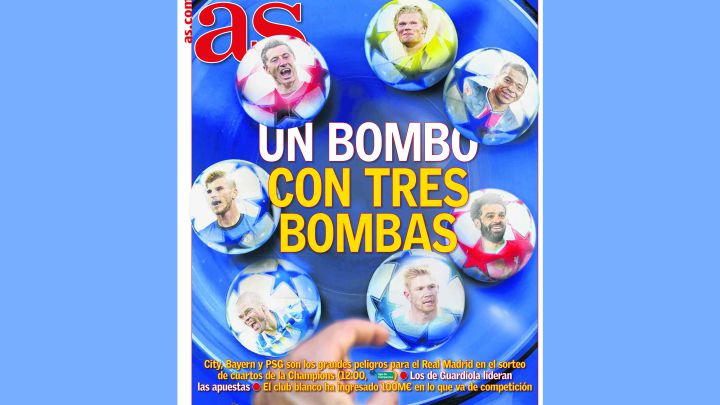 "Un bombo con tres bombas"... las portadas deportivas de hoy