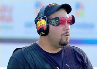 Alberto Fernández, plata en foso olímpico en Nueva Delhi