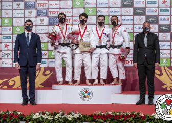 Alberto Gaitero (-66) y Estrella López (-52), plata en Antalya