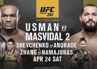 UFC 261: TV, horario, cartelera y cómo ver el Usman - Masvidal 2