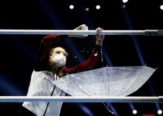 El magnesio, el mejor aliado de la gimnasta en las barras