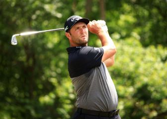 Oosthuizen y Schwartzel lideran con Rahm y Palmer al acecho