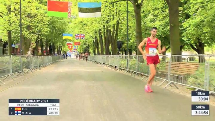 Tur gana los 50 km y España logra el oro europeo en 20 km