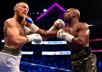 Así fue su último combate de Mayweather: KO a McGregor