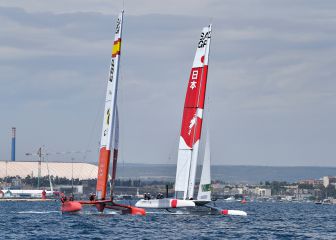 España acaba segunda en Italia y lidera el circuito de SailGP