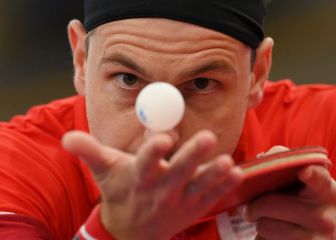 Máxima concentración en el tenis de mesa