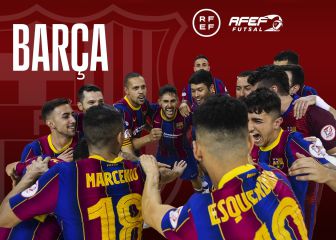 Quinta liga para el Barça en una final histórica ante el Levante