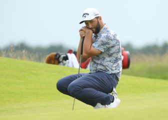 Solo el putter frena a Rahm