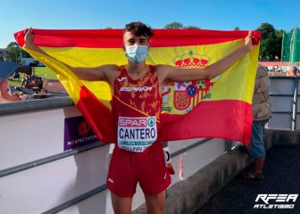 David Cantero, plata en 5.000 en los Europeos sub20
