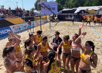 Cara y cruz para el balonmano playa español en el Europeo