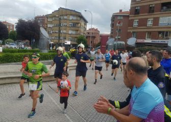 Edu Zapata completa los tres maratones consecutivos por los niños con cáncer