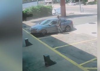 Intentan robar el coche a un luchador de UFC y el desenlace es de película