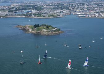 Los olímpicos se apuntan al vuelo del F50 Victoria en Aarhus
